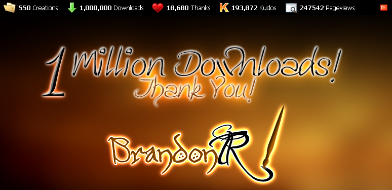 1 Million Downloads! Thanks!