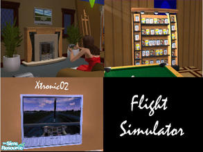 Sims 2 — Flight simuatorr X video game! by xtronic02 — A new video game for the sims to play. READ INSTALLATION