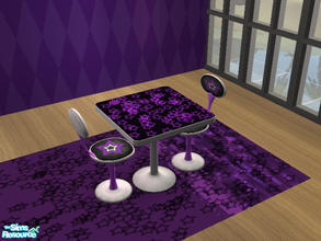 Sims 2 — Star smal Dining Table by dunkicka — .