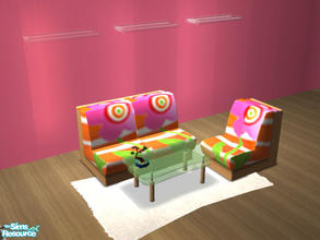 Sims 2 — Orange Chair by dunkicka — .
