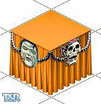 Sims 1 — Halloween End Table by Raveena — A Halloween table for your punch bowl.