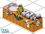 Sims 1 — Halloween Buffet by Raveena — A colorful buffet for your Halloween parties.