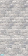 Sims 2 — Brick White Wall by katalina — Realistic brick and mortar Enjoy!
