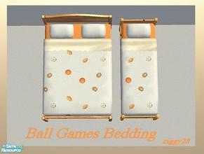 Sims 2 — Ball Games Bedding by ziggy28 — Ball Games bedding to match the Ball Games Wallpaper & Carpet set. This