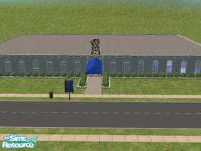 Sims 2 — The Blue Rose by Yami Yue — This new hotspot features a stage with a Karaoke machine,piano,bass and electric