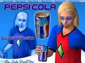 Sims 2 — Drink Choice: Pepsi-Cola (Base Game) by Lady Darkfire — Invite your Sims over to smooze and offer them
