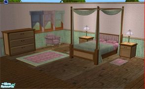 Sims 2 — Midlands TC 117 Spring Delight Bedroom Set by midland_04 — A delightful and warm spring color inspired
