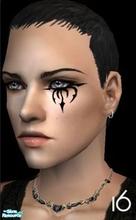 Sims 2 — Tattoo 16 by *Holly — 20 small face tattoos. All tattoos are wearable for teen, young adult, adult and elderly,