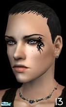 Sims 2 — Tattoo 13 by *Holly — 20 small face tattoos. All tattoos are wearable for teen, young adult, adult and elderly,