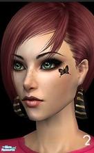 Sims 2 — Tattoo 2  by *Holly — 20 small face tattoos. All tattoos are wearable for teen, young adult, adult and elderly,