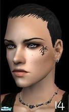 Sims 2 — Tattoo 14 by *Holly — 20 small face tattoos. All tattoos are wearable for teen, young adult, adult and elderly,