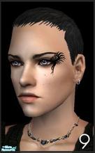 Sims 2 — Tattoo 9 by *Holly — 20 small face tattoos. All tattoos are wearable for teen, young adult, adult and elderly,