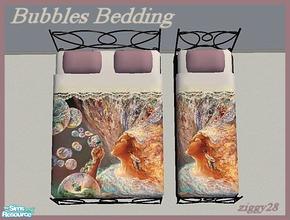 Sims 2 — Bubbles Bedding by ziggy28 — Bubbles bedding. This file is for the single and the double bedding and will work