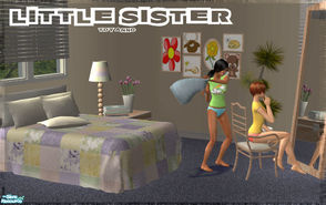 Sims 2 — Little Sister - Bedroom 8 Recolor by tdyannd — A cute little bedroom set for adults, teens, or even kids!