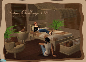 Sims 2 — TC 118 Safari Recolor by tdyannd — The 118th Texture Challenge Textures on the amazing Safari Mesh by
