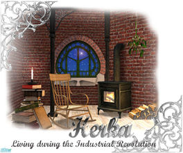 Sims 2 — Herka Living by n-a-n-u — A new Set inspired by the New Theme - The Industrial Revolution! Also wanted to