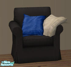 Sims 2 — Floppy Accent Cushions - Blue recolor by Simaddict99 — blue recolor; this will recolor all pillows in this set