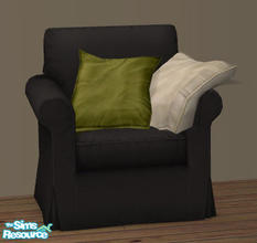 Sims 2 — Floppy Accent Cushions - Olive recolor by Simaddict99 — olive recolor; this will recolor all pillows in this set