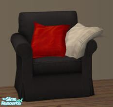 Sims 2 — Floppy Accent Cushions - Red recolor by Simaddict99 — red recolor; this will recolor all pillows in this set