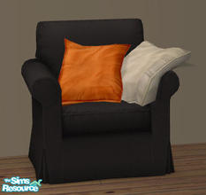Sims 2 — Floppy Accent Cushions - Orange recolor by Simaddict99 — orange recolor; this will recolor all pillows in this