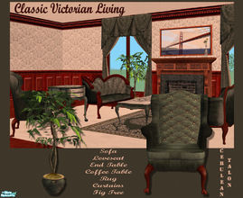 Sims 2 — Victorian Living by Cerulean Talon — Richly elegant and beautifully textured objects to make that exquisite room