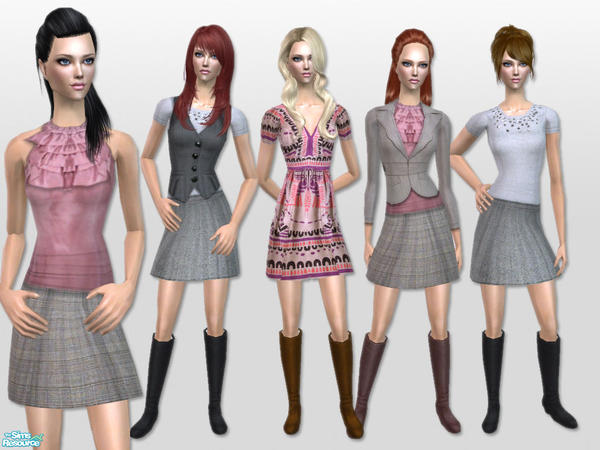Sims 2 — Suit Up! Part 2 by simal10 — Office wear for your ladies. New mesh included. Have fun!