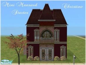 Sims 2 — Mini-Starter Second Empire by cm_11778 — I have created four very small starter homes on 1x1 lots. There is a
