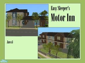 Sims 2 — Easy Sleepers Motor Inn by Jaws3 — A comfortable rest-stop for sims on the road. Drop by for a night, or stay