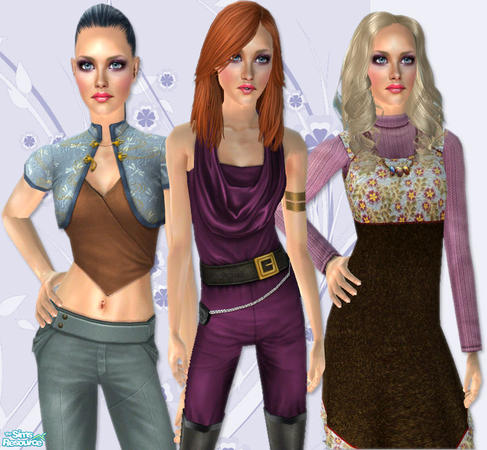Sims 2 — AL for Teens - 1 by simal10 — Apartment Life outfits converted for teens. Set includes all colors.