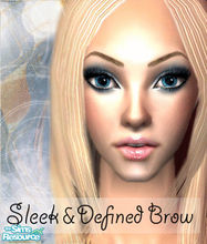 Sims 2 — UM Sleek & Defined Brows by UM_Creations — 4 shades, sleek and defined for your elegant sims! Enjoy &
