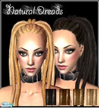 Sims 2 — Natural Looking Dreads by UM_Creations — 4 Shades for your underground simmies. Enjoy!