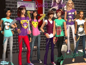 Sims 2 — Teen Rock Style set by dunkicka — My new set,i\'m very proud of my work, i hope you love it! Leave comments!