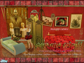 Sims 2 — Gemination Distress - 12 new meshes by Daislia — My first new mesh objects set tribute to game VTM Bloodlines,