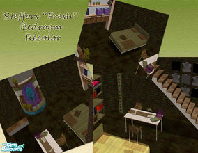 theme — The Fresh Bedroom Recolor by TearsRain — Fresh Bedroom Recolored with the TC122 textures provided by WB Rumor.