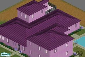 Sims 1 — Purple House on Lot 2 by buttercup8276 — A Purple House located on lot 2 with 3-4 bedrooms, 3 bathrooms. Perfect