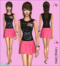 Sims 2 — 4 New Teen Casual outfits by Anna - 4 by annasims2 — 4 New Teen Casual outfits by Anna - 4