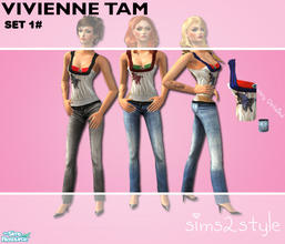 Sims 2 — Vivienne Tam set:1 by simseviyo —  