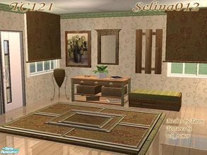Sims 2 — TC121 - Hall Set by selina012 — Created for the texture challenge 121. Meshes from tarox, please download the