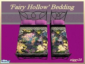 Sims 2 — \'Fairy Hollow\' Bedding by ziggy28 — Fairy Hollow bedding.This file is for the single and the double bedding