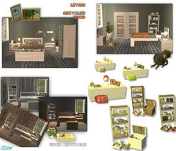 Sims 2 — Leyris bedrooms superset by mirake — 