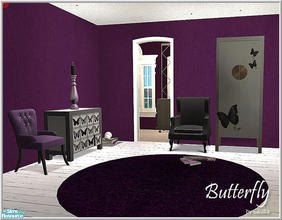 Sims 2 — Butterfly by Sasilia — Small set with 6 new meshes
