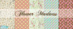 Sims 2 — Flower Madness Set by FrozenStarRo — Because flowers can brighten up any room.
