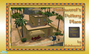 Sims 2 — Penteweret\'s Pottery Place by hatshepsut — No self respecting Egyptian would be seen dead without the finest