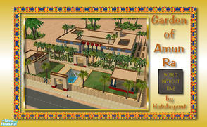 Sims 2 — Garden of Amun Ra by hatshepsut — A spiritual oasis in the desert. A place for Egyptians to find peace and
