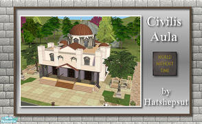 Sims 2 — Civilis Aula by hatshepsut — No roman city would be complete without a civic hall, so if your roman city is