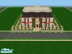Sims 2 — 270 Hillcrest Dr. by Dreamestate123 — This Elegant Georgian Manor Is Fit For A King Or Queen Or Should I Say Sim