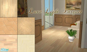 Sims 2 — Luxe Light Parquet Set by FrozenStarRo — Make your room shine with these beautiful wooden floors!