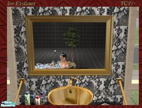 Sims 2 — AmvE Luxury Glass Bathroom TC70 - Mirror by Eisbaerbonzo — 