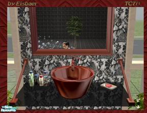 Sims 2 — AmvE Smoky Glass Bathroom TC70 - Sink by Eisbaerbonzo — 