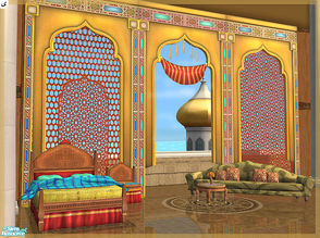 Sims 2 — Burj Bedroom Part II. - Arches by senemm — A detailed arabian style arch mesh with several lattice recolors from